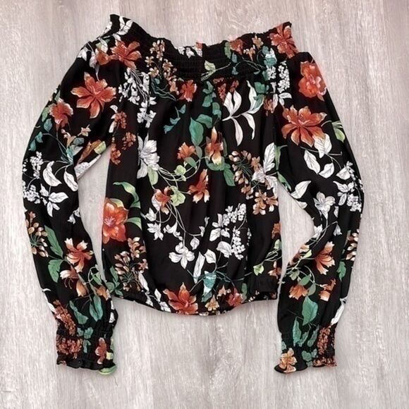 Off The Shoulder Peasant Top S - Picture 6 of 6